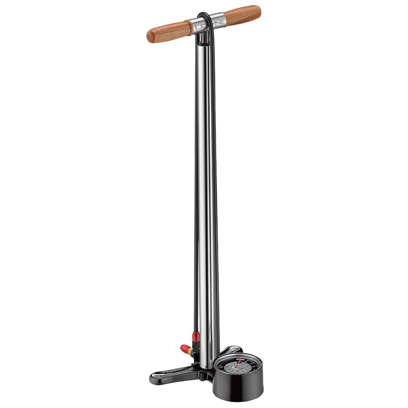 LEZYNE ALLOY FLOOR DRIVE TALL HP Standpumpe Silber