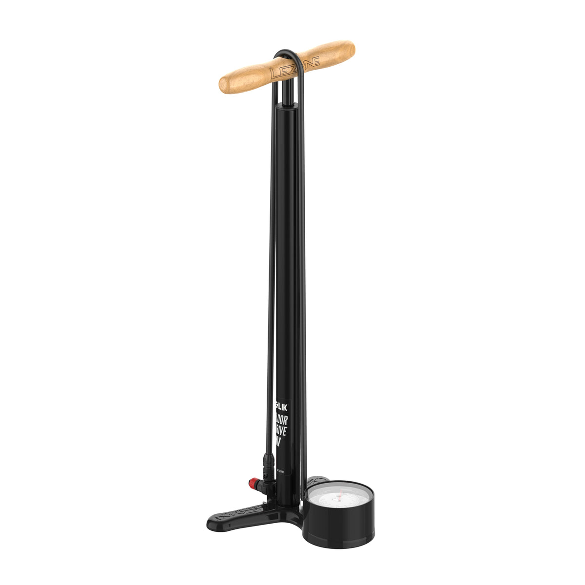 LEZYNE CLIK DRIVE HV ABS PRO Chuck Standpumpe, Schwarz