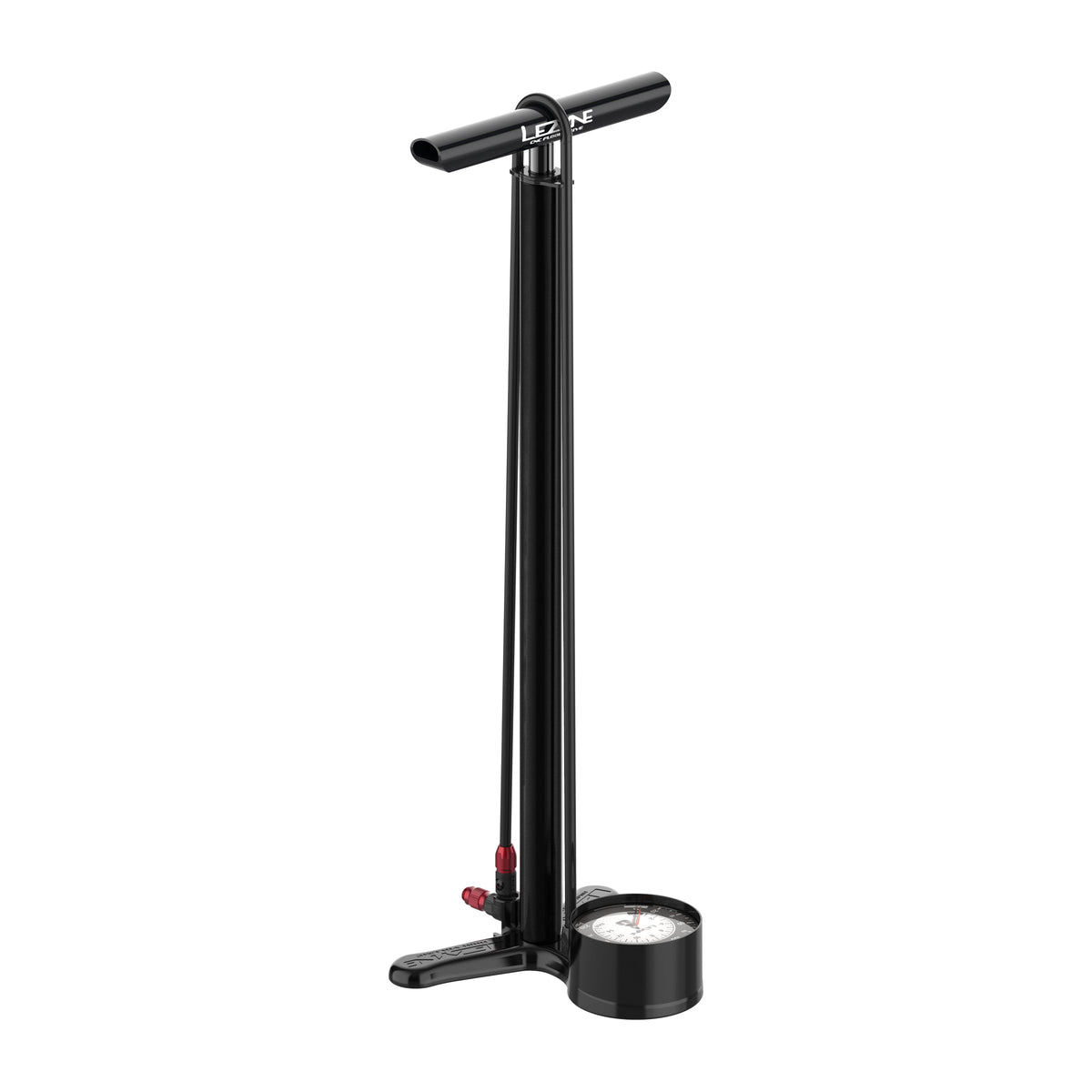 LEZYNE CNC FLOOR DRIVE ABS-1 Pro Standpumpe, satinschwarz