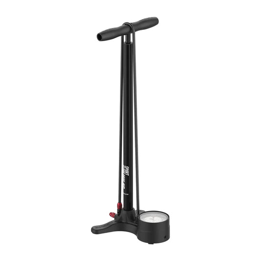 LEZYNE SPORT FLOOR DRIVE Fußpumpe Schwarz