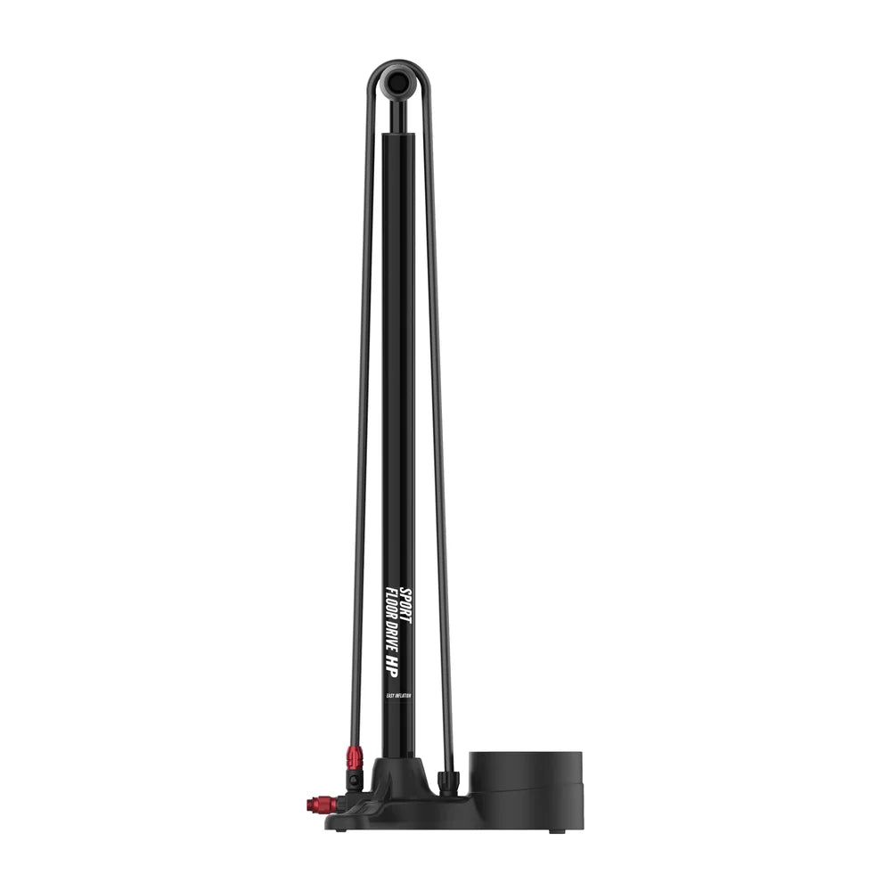 LEZYNE SPORT FLOOR DRIVE Fußpumpe Schwarz