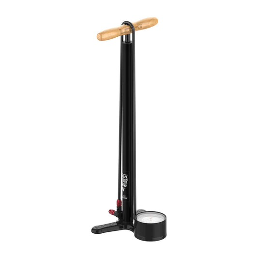 Standpumpe LEZYNE STEEL FLOOR DRIVE 3.5 HV Schwarz