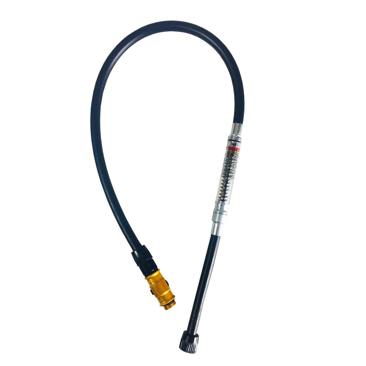Goldfarbener LEZYNE ABS Flip Venti-Ersatzschlauch für Micro Floor Drive