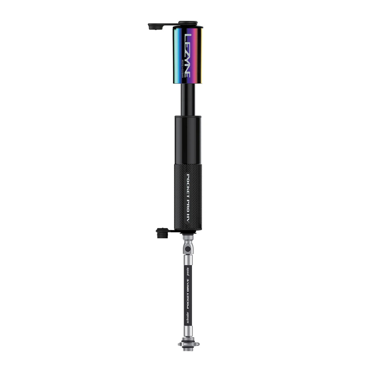 LEZYNE POCKET DRIVE PRO HV Handpumpe in Metallic-Schwarz