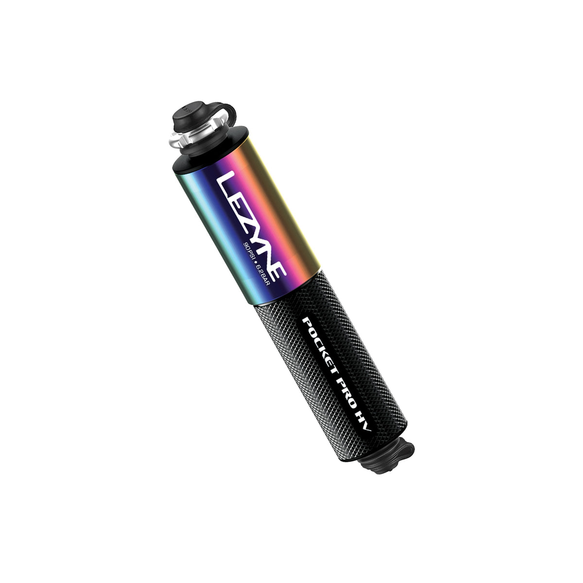 LEZYNE POCKET DRIVE PRO HV Handpumpe in Metallic-Schwarz