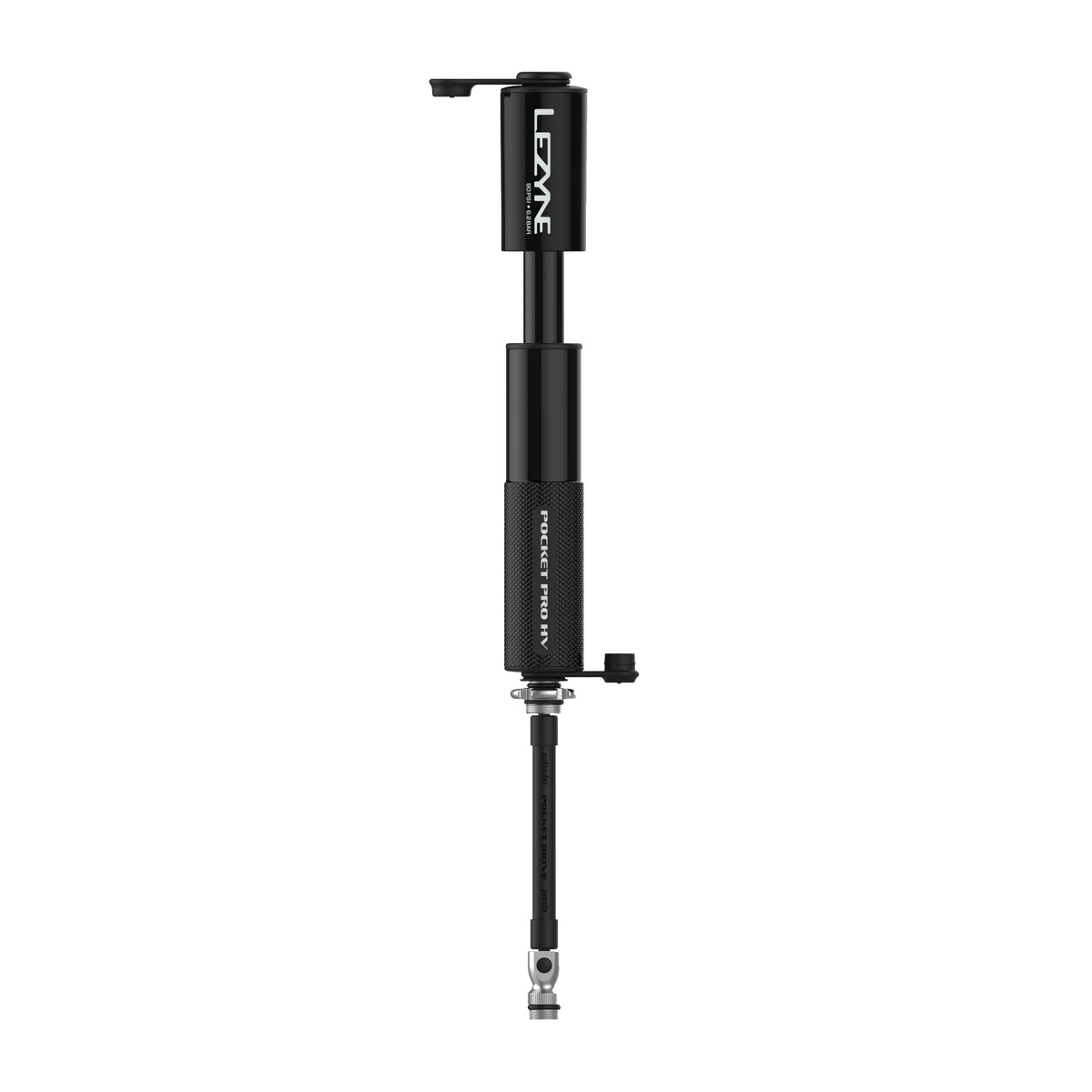 LEZYNE POCKET DRIVE PRO HV Handpumpe in Mattschwarz