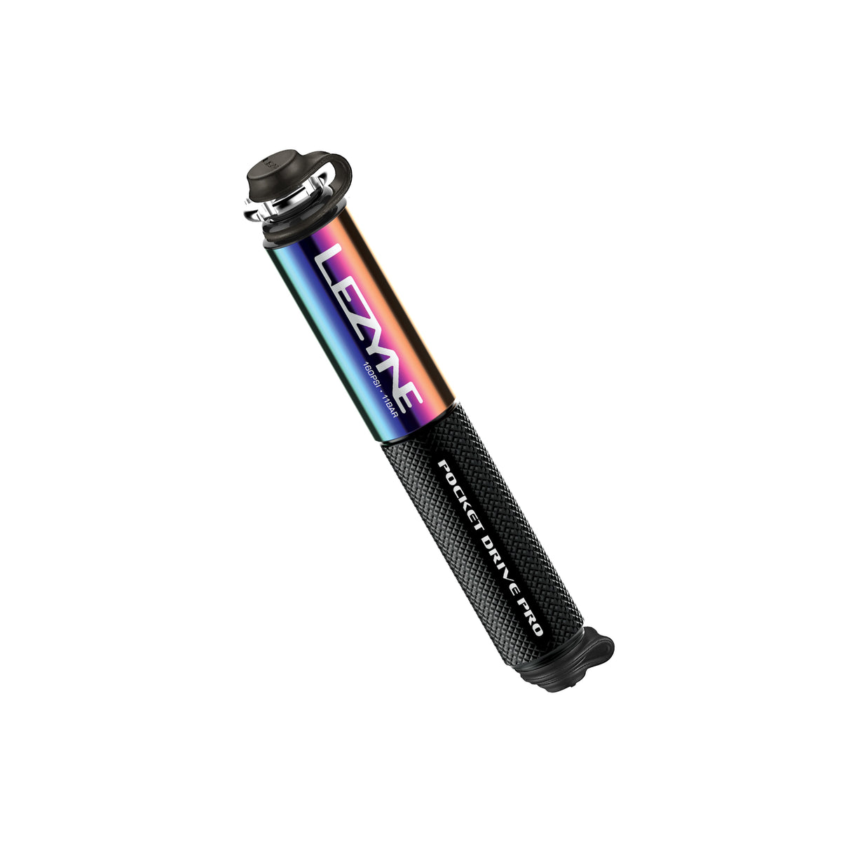 LEZYNE MINI POCKET DRIVE PRO Handpumpe Metallic-Schwarz