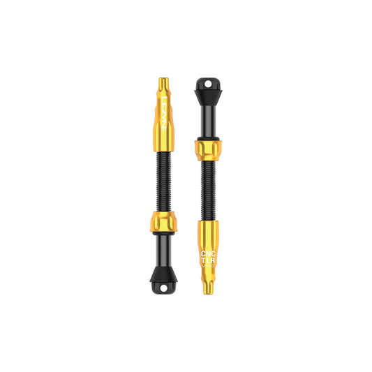 2er-Set LEZYNE CNC PRO Tubeless-Ventile 60 mm Gold