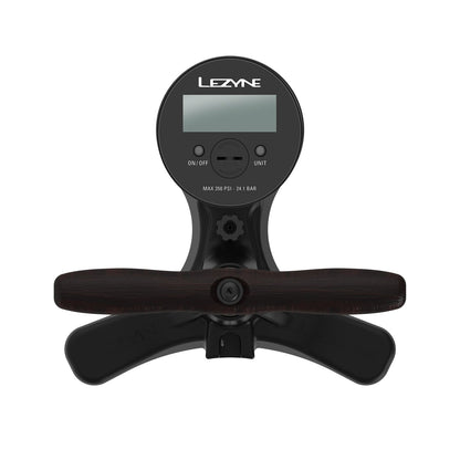 Digitales LEZYNE Manometer 350 PSI 3,5" Schwarz