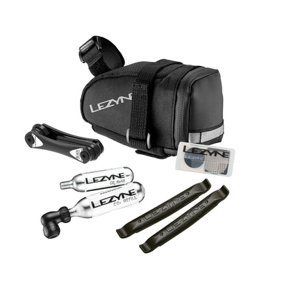 LEZYNE Caddy Satteltasche Schwarz mit CO2-Kit
