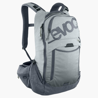 Rucksack mit Rückenprotektor EVOC TRAIL PRO 16L Grau