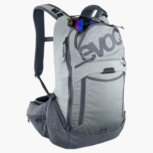 Rucksack mit Rückenpolster EVOC TRAIL PRO 16 l, grau