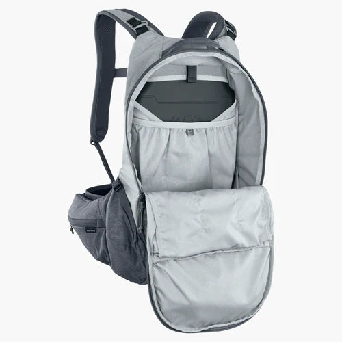 Rucksack mit Rückenpolster EVOC TRAIL PRO 16 l, grau