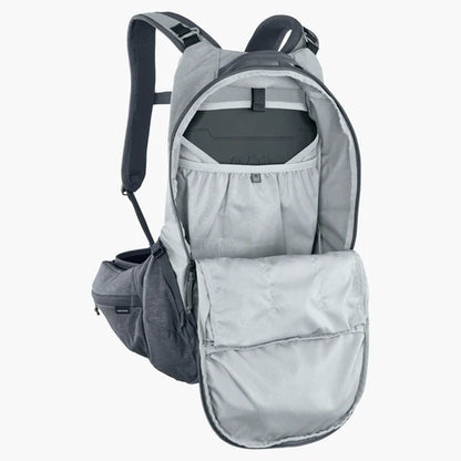 Rucksack mit Rückenprotektor EVOC TRAIL PRO 16L Grau