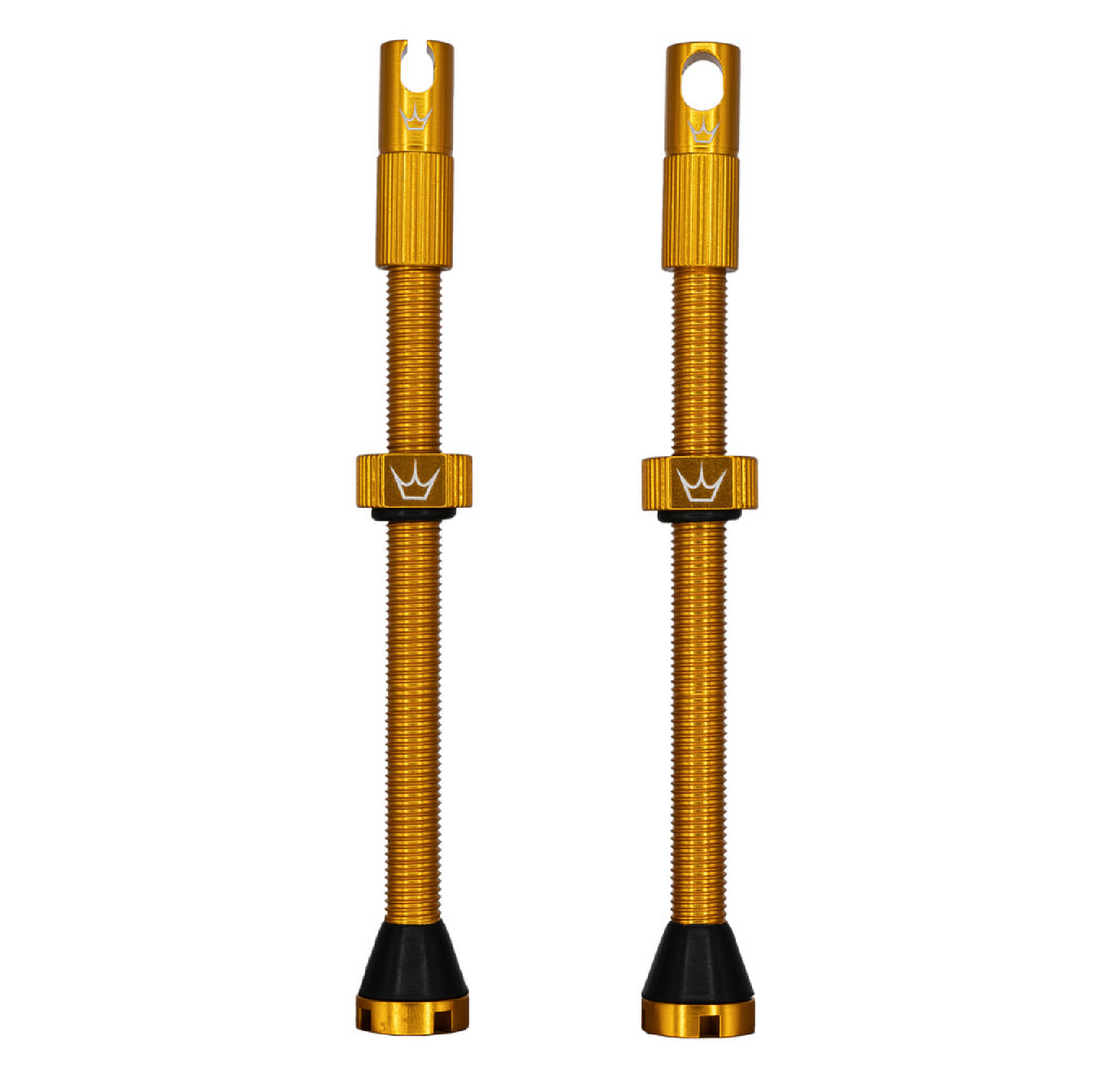 PEATY'S x Chris King MK2 Presta Tubeless Valves 80 mm (x2) Gold