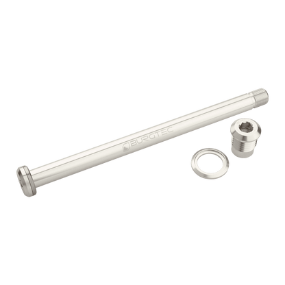 BURGTEC 174mm Hinterradachse für Yeti-Rahmen Silber