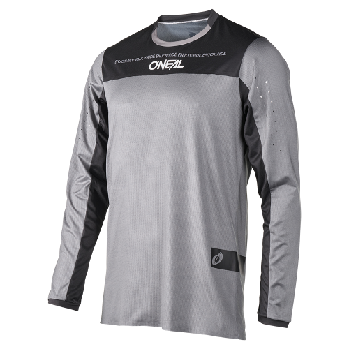 O'NEAL ELEMENT FR HYBRID Langarmtrikot Schwarz/Grau