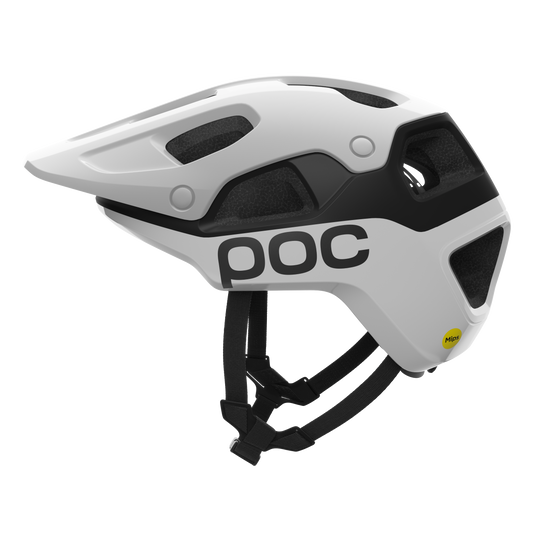 MTB-Helm POC CULARIS PURE Weiss/Schwarz Matt