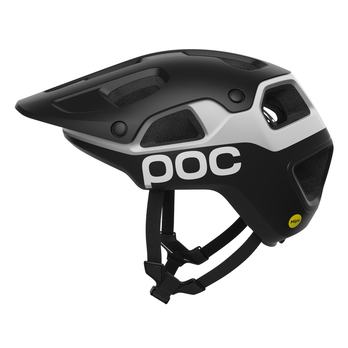 MTB-Helm POC CULARIS PURE Schwarz/Weiss Matt