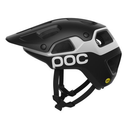MTB-Helm POC CULARIS PURE Schwarz/Weiß Matt