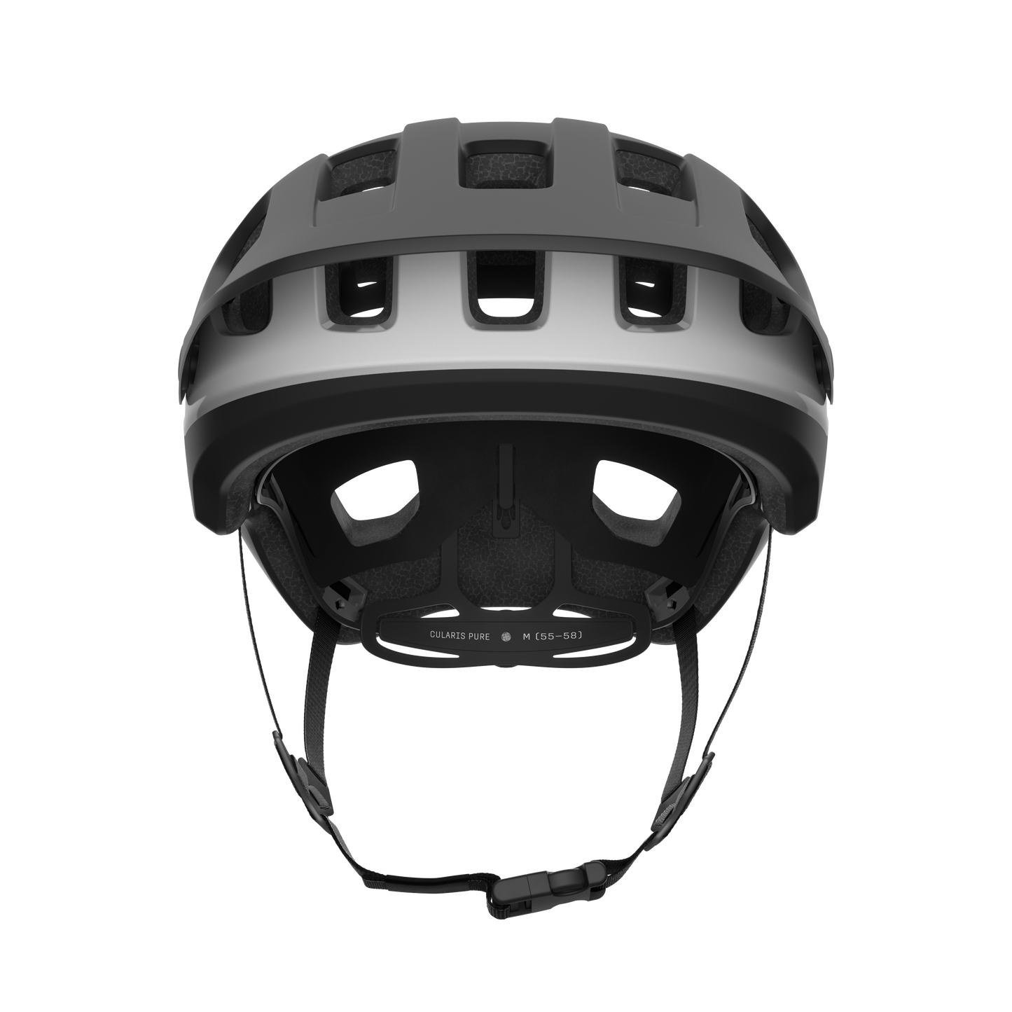MTB-Helm POC CULARIS PURE Schwarz/Weiss Matt