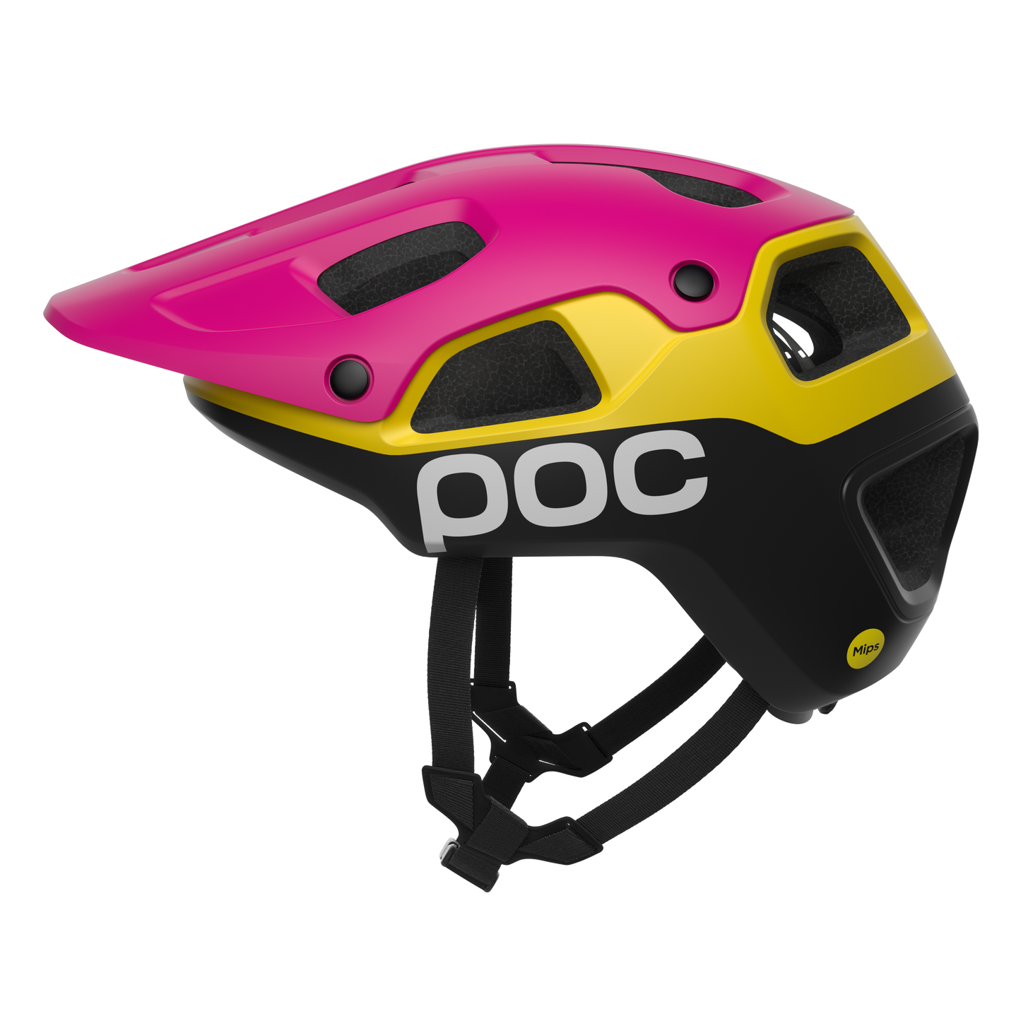 MTB-Helm POC CULARIS PURE Pink/Gelb/Schwarz