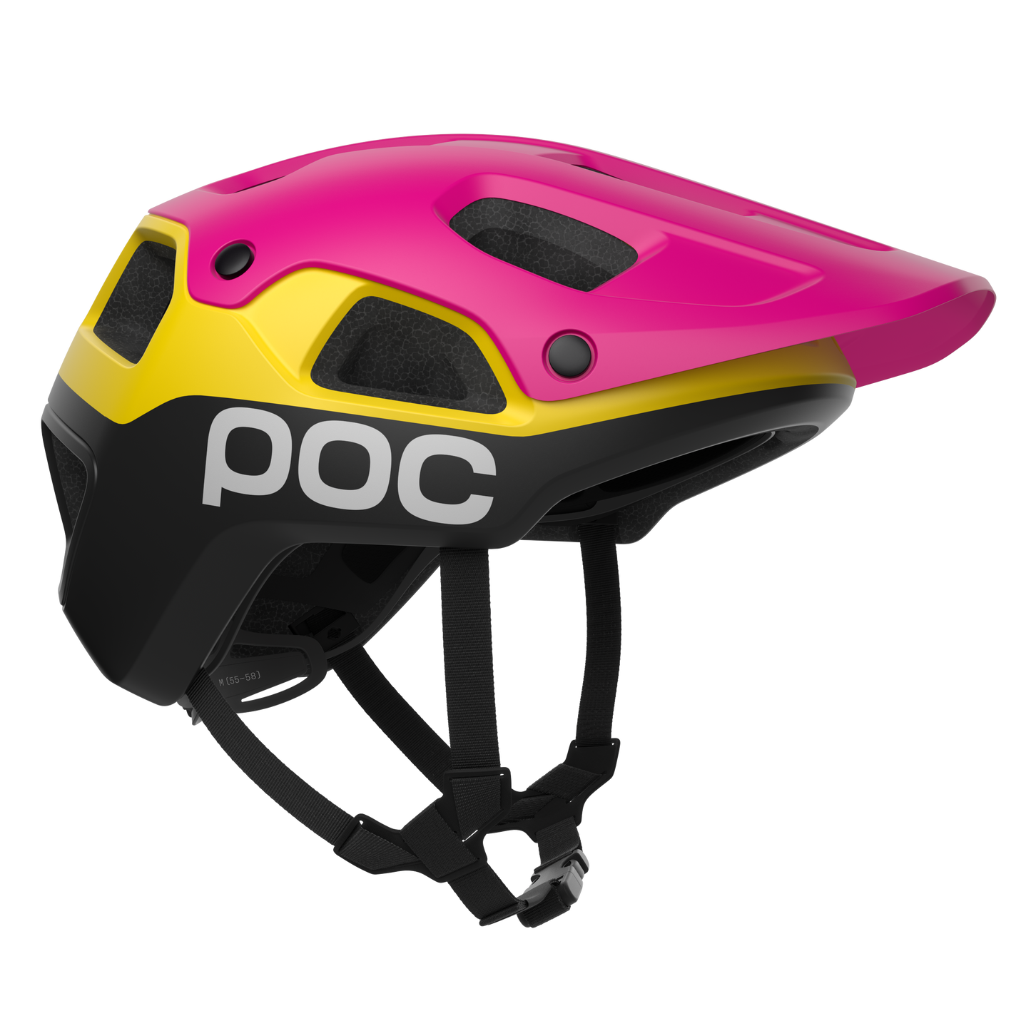 MTB-Helm POC CULARIS PURE Pink/Gelb/Schwarz