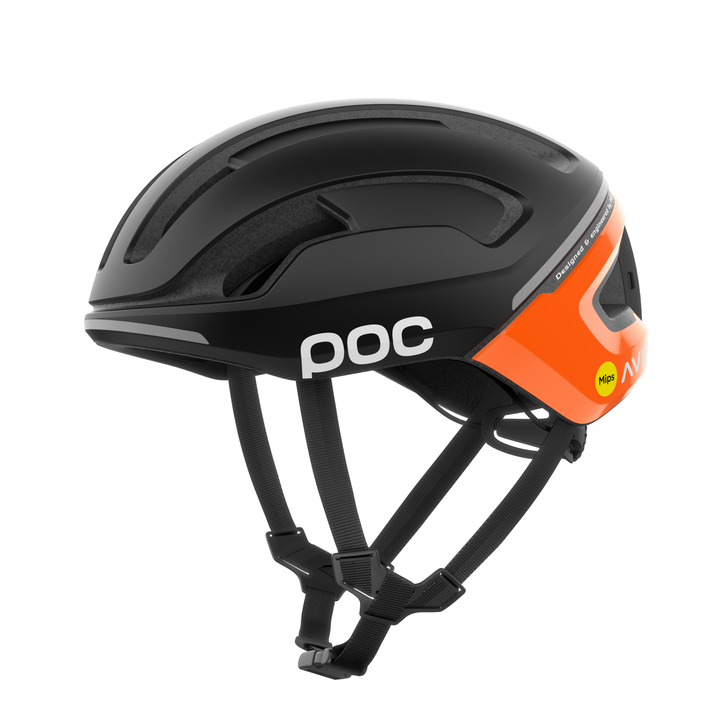 Helm Straße POC OMNE BEACON MIPS Schwarz/Orange Fluoreszierend AVIP