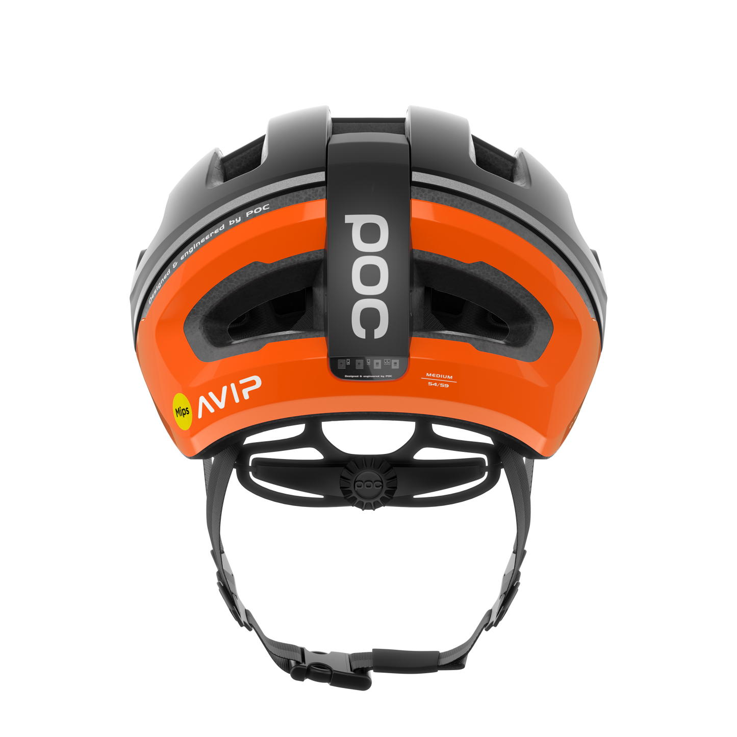 Helm Straße POC OMNE BEACON MIPS Schwarz/Orange Fluoreszierend AVIP