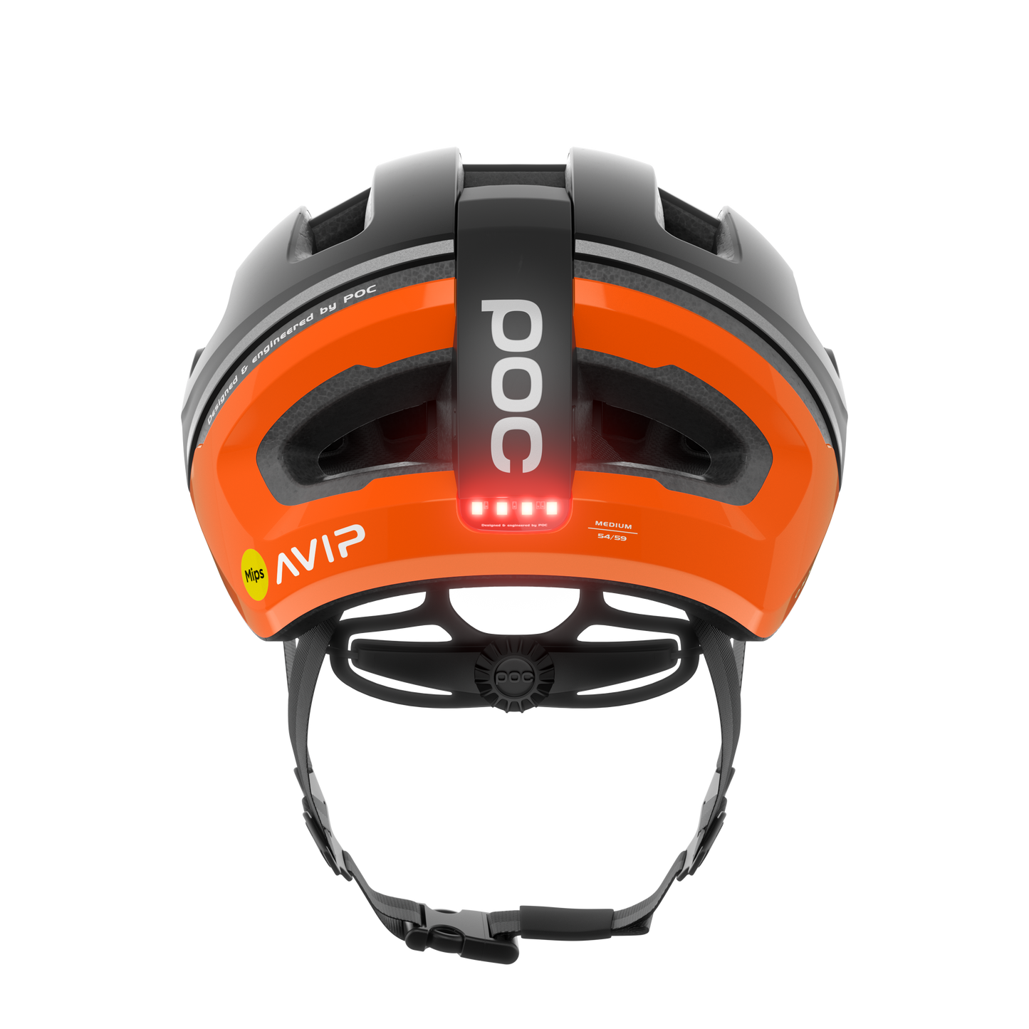 Helm Straße POC OMNE BEACON MIPS Schwarz/Orange Fluoreszierend AVIP