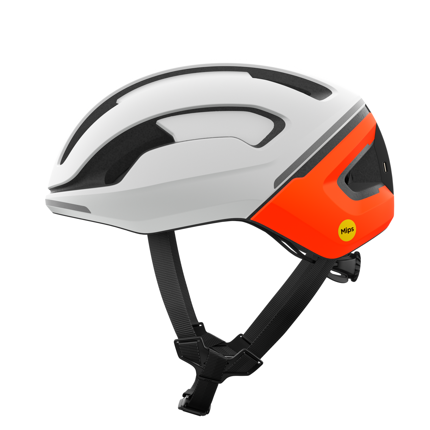 Helm Straße POC OMNE BEACON MIPS Weiß/Orange Matt