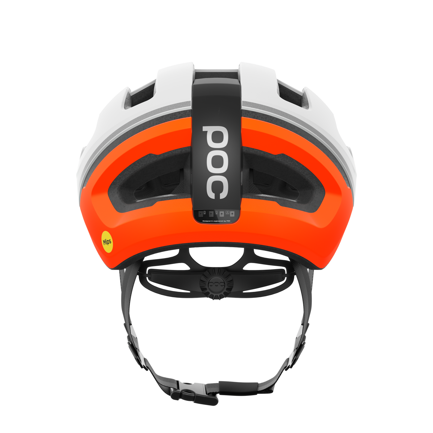 Helm Straße POC OMNE BEACON MIPS Weiß/Orange Matt