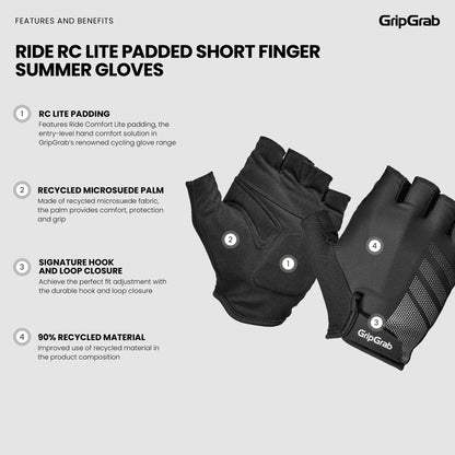 GRIPGRAB RIDE LITE Kurzfingerhandschuhe Weiß