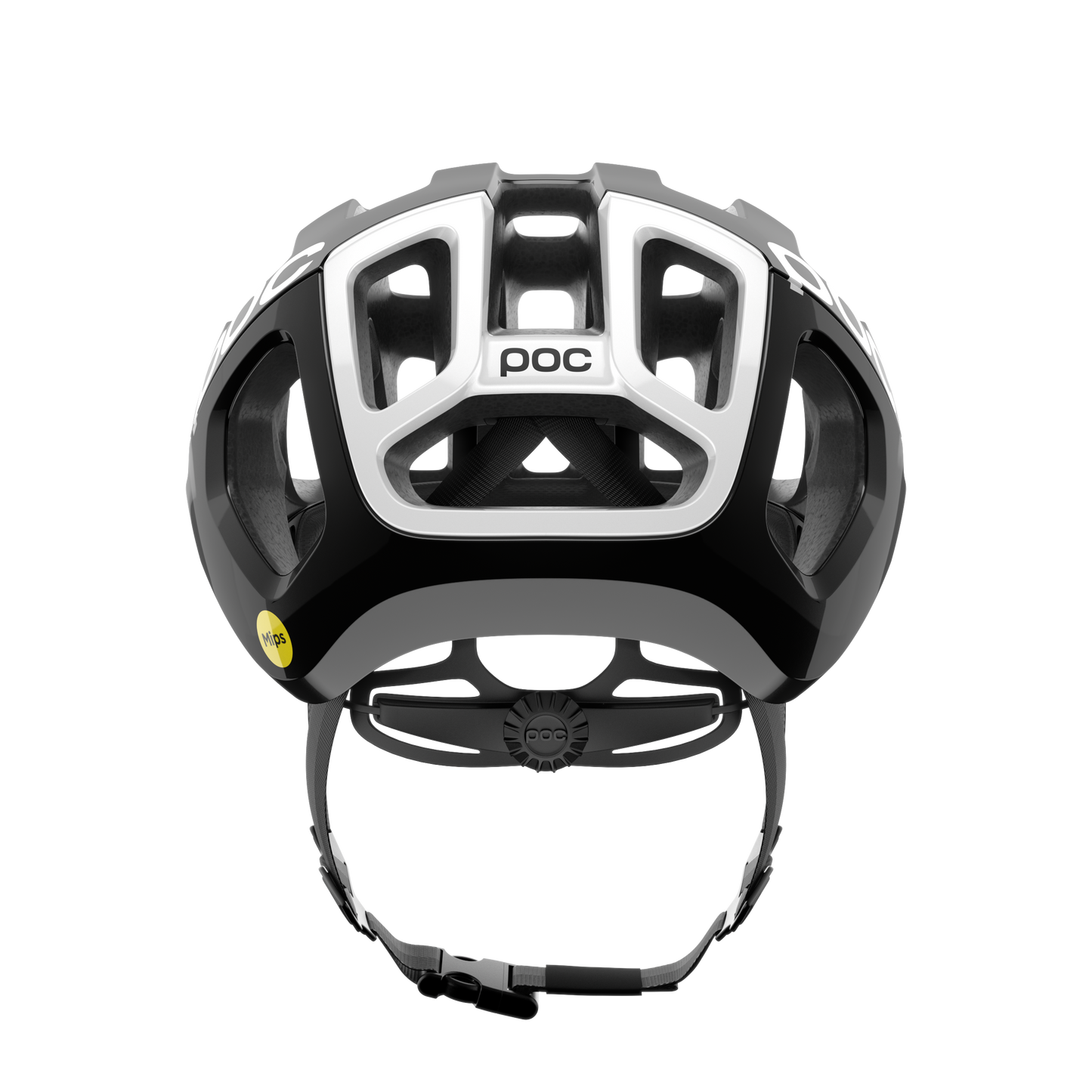 Helm Strasse POC VENTRAL AIR MIPS Logo Schwarz/Weiss Matt