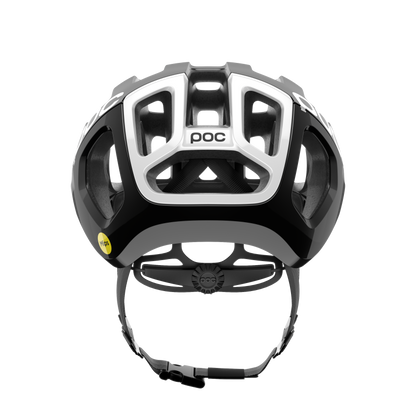 Rennradhelm POC VENTRAL AIR MIPS Logo Schwarz/Weiß Matt