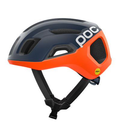 Straßenhelm POC VENTRAL AIR MIPS Marine/Orange/Weiß Matt