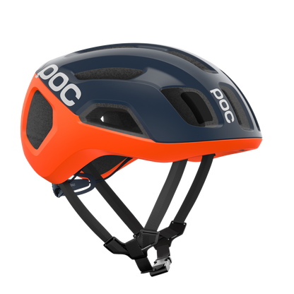 Straßenhelm POC VENTRAL AIR MIPS Marine/Orange/Weiß Matt