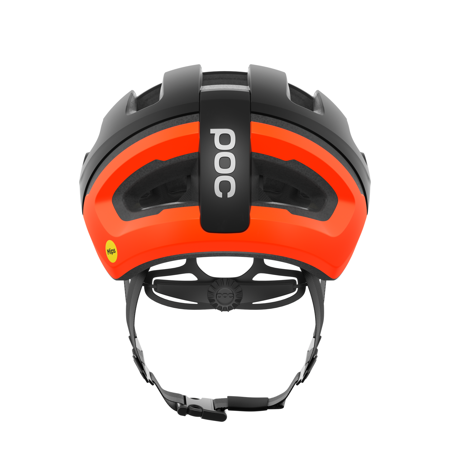 Helm Straße POC OMNE AIR MIPS Mattschwarz/Orange Fluo