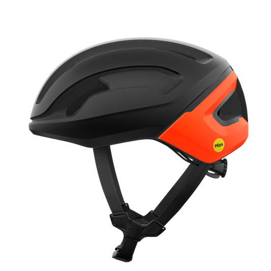 Helm Straße POC OMNE AIR MIPS Mattschwarz/Orange Fluo