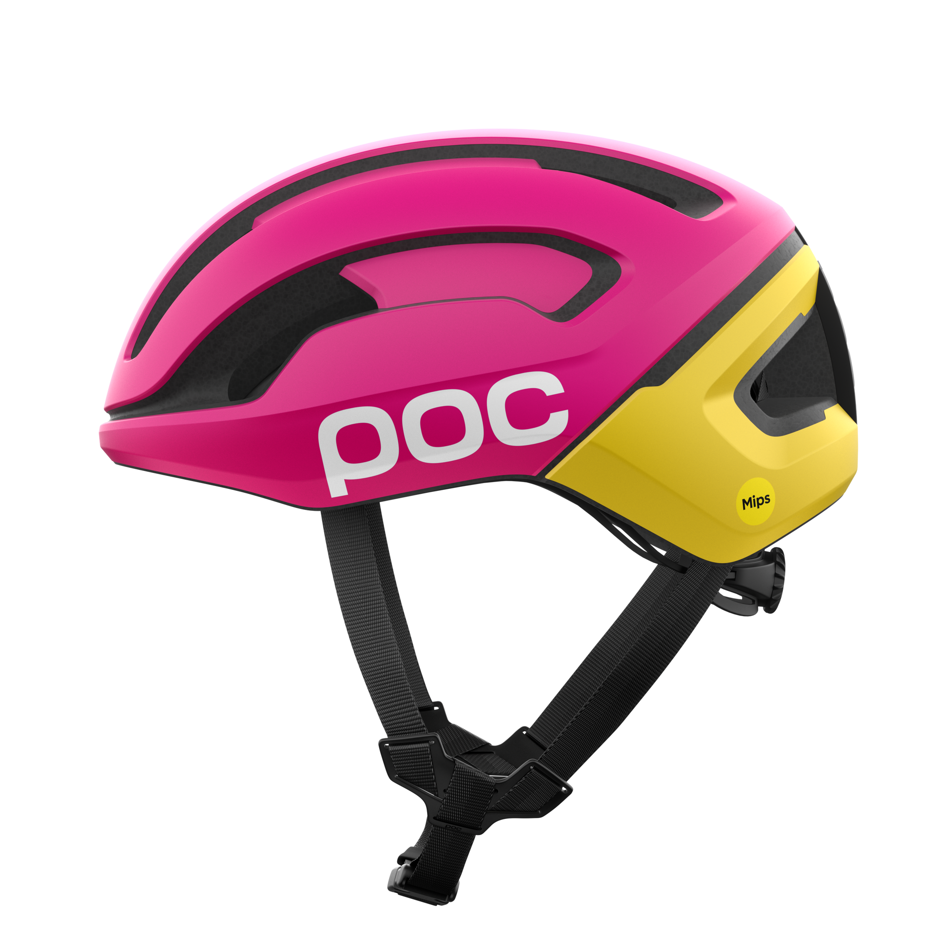 poc omne air resistance spin fahrradhelm Helm Strasse POC OMNE AIR MIPS Logo Rosa/Gelb – Probikeshop