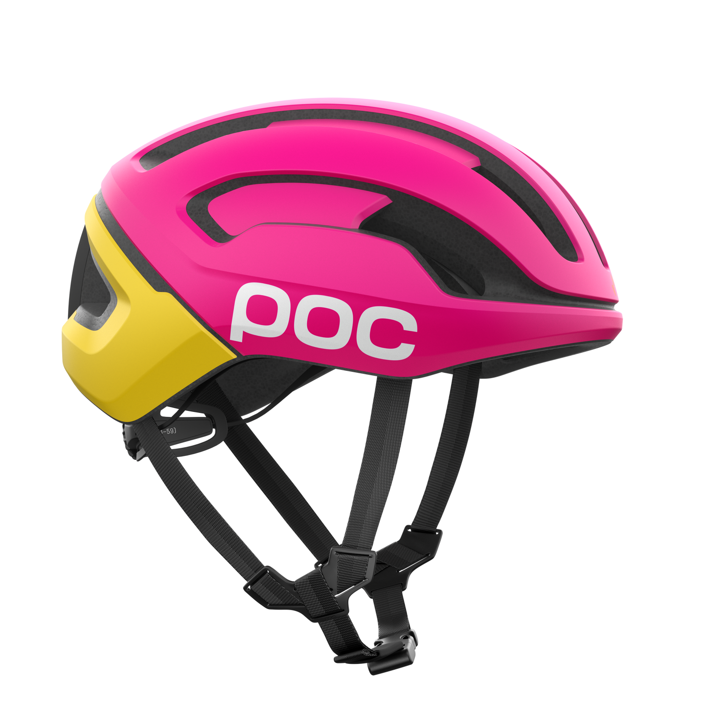 Helm Strasse POC OMNE AIR MIPS Logo Rosa/Gelb