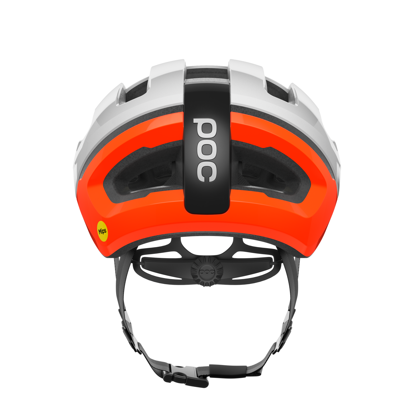 Helm Straße POC OMNE AIR MIPS Weiß/Orange Fluo