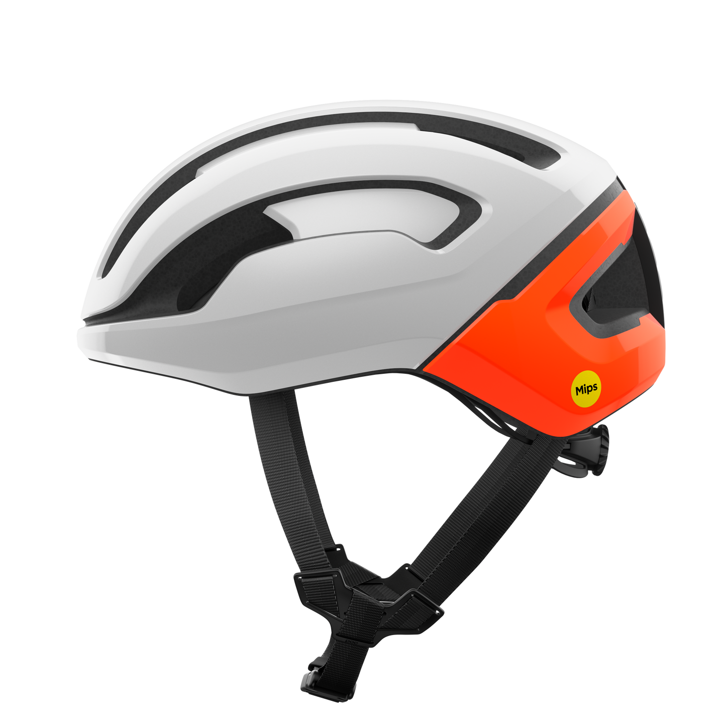 Helm Straße POC OMNE AIR MIPS Weiß/Orange Fluo