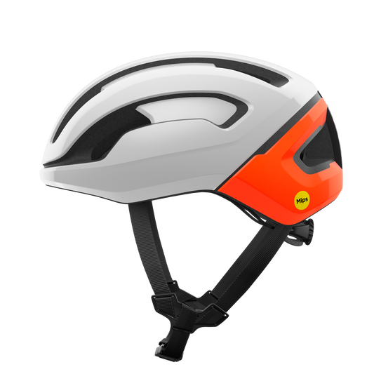 Helm Straße POC OMNE AIR MIPS Weiß/Orange Fluo