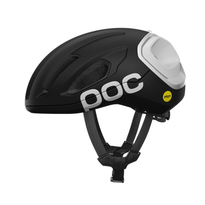 Rennradhelm POC AMIDAL MIPS Schwarz Matt/Weiß