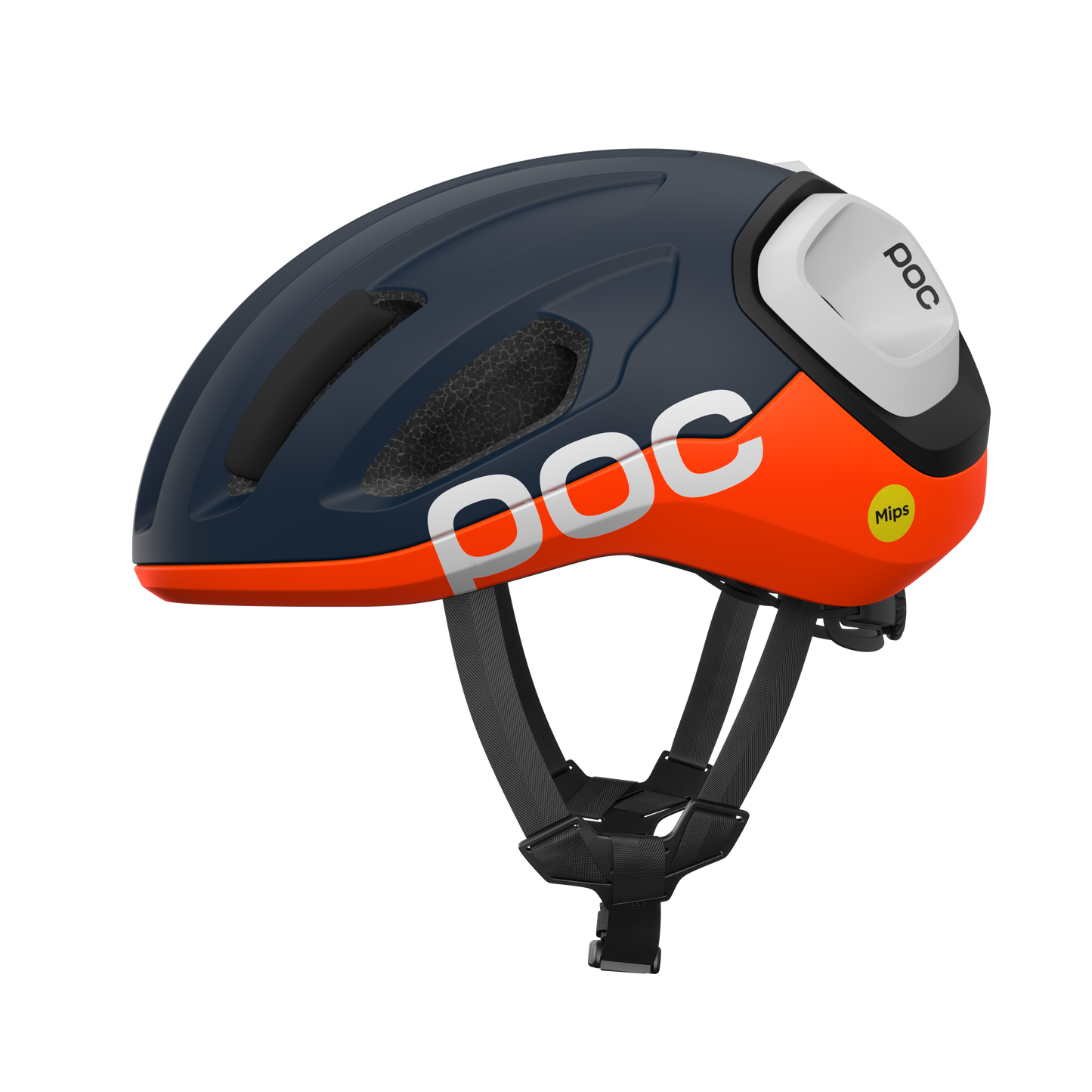 Straßenhelm POC AMIDAL Marine/Orange/Weiß Matt