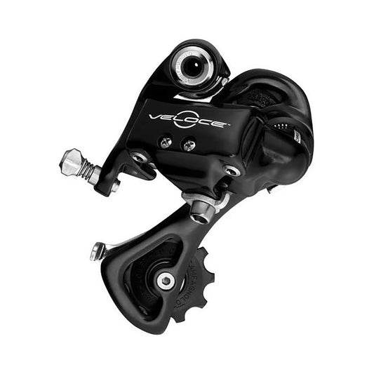 CAMPAGNOLO VELOCE 9-/10-fach-Schaltwerk mit kurzem Käfig – Produktansicht auf weißem Hintergrund