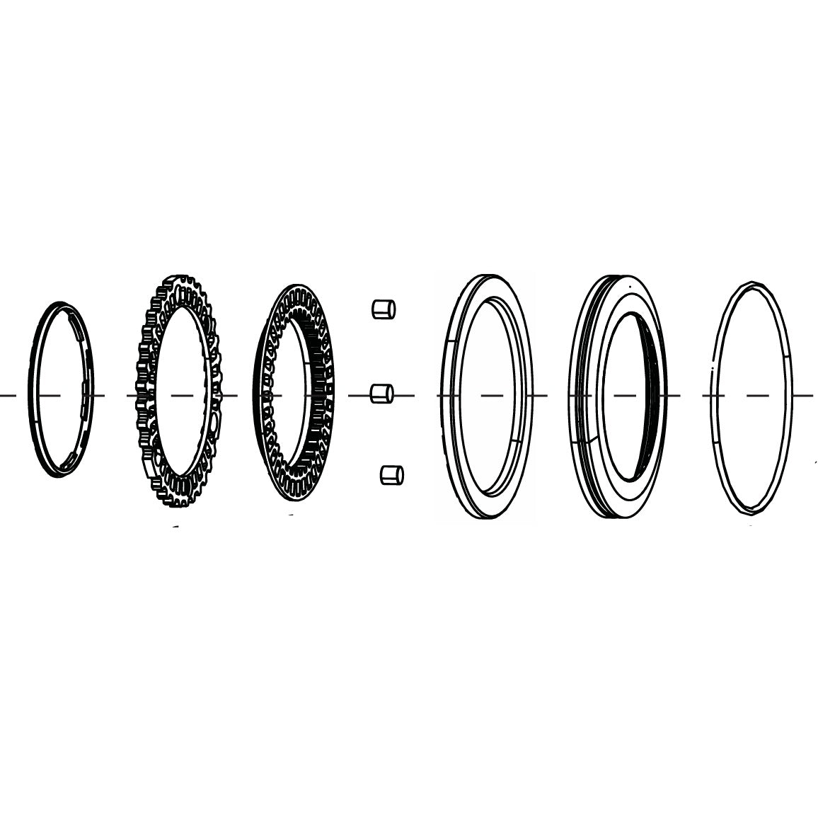 Pignons et Joints de Roue Libre ZIPP Cognition NSW Disc Brake arrière #11.2018.053.000