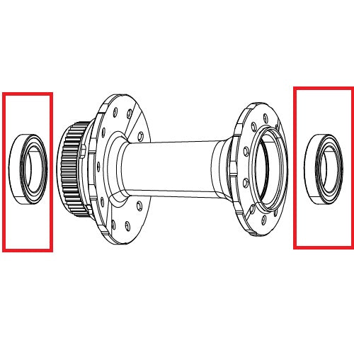 Roulement ZIPP COGNITION RIM Avant 61803 Céramique (x2) #11.2018.067.001