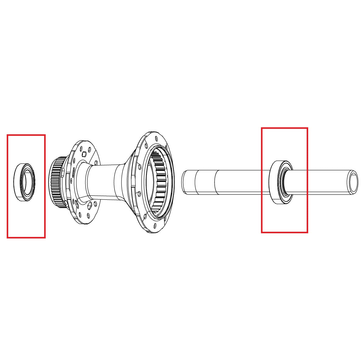 Lager ZIPP ZR1 SL 61803/61903 Stahl (x2) #11.2028.069.000